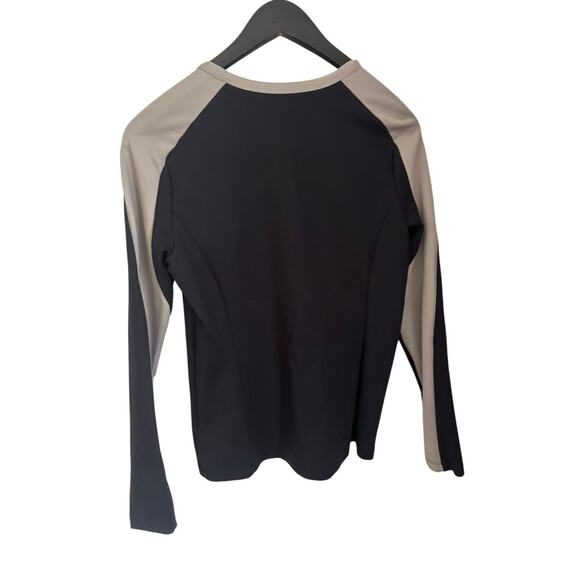 Aether Revolve LS Crew Polymaide 1/4 Zip Black Women’s Long Sleeve Top Medium - Picture 3 of 6